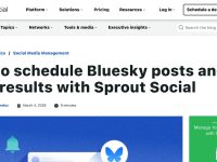 Daily Advertising Stories: How to schedule Bluesky posts and drive results with Sprout