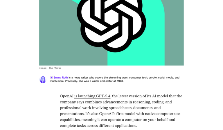 OpenAI’s GPT-5.4 Is a Signal, Not Just a Model Upgrade