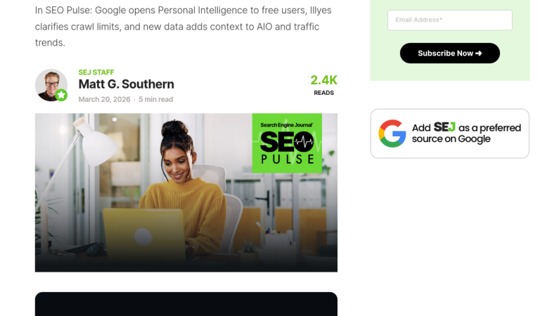 Google AI Mode Goes Personal, Crawl Limits Clarified — What This Means for Your Search Strategy
