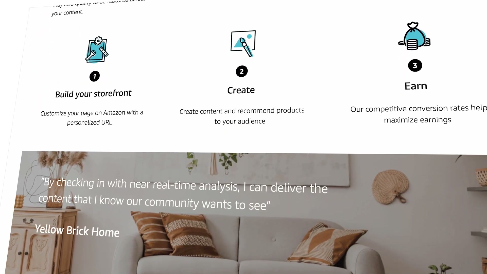 Amazon's Influencer Program lets you build a shoppable storefront and earn commissions — here's the exact signup flow the creator used.