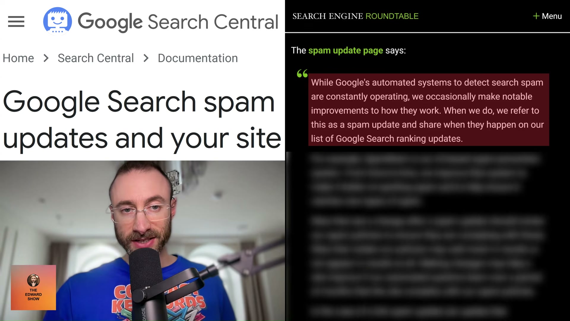 Google Search Central's spam update page — the official definition of what qualifies as a spam update and what site owners should do