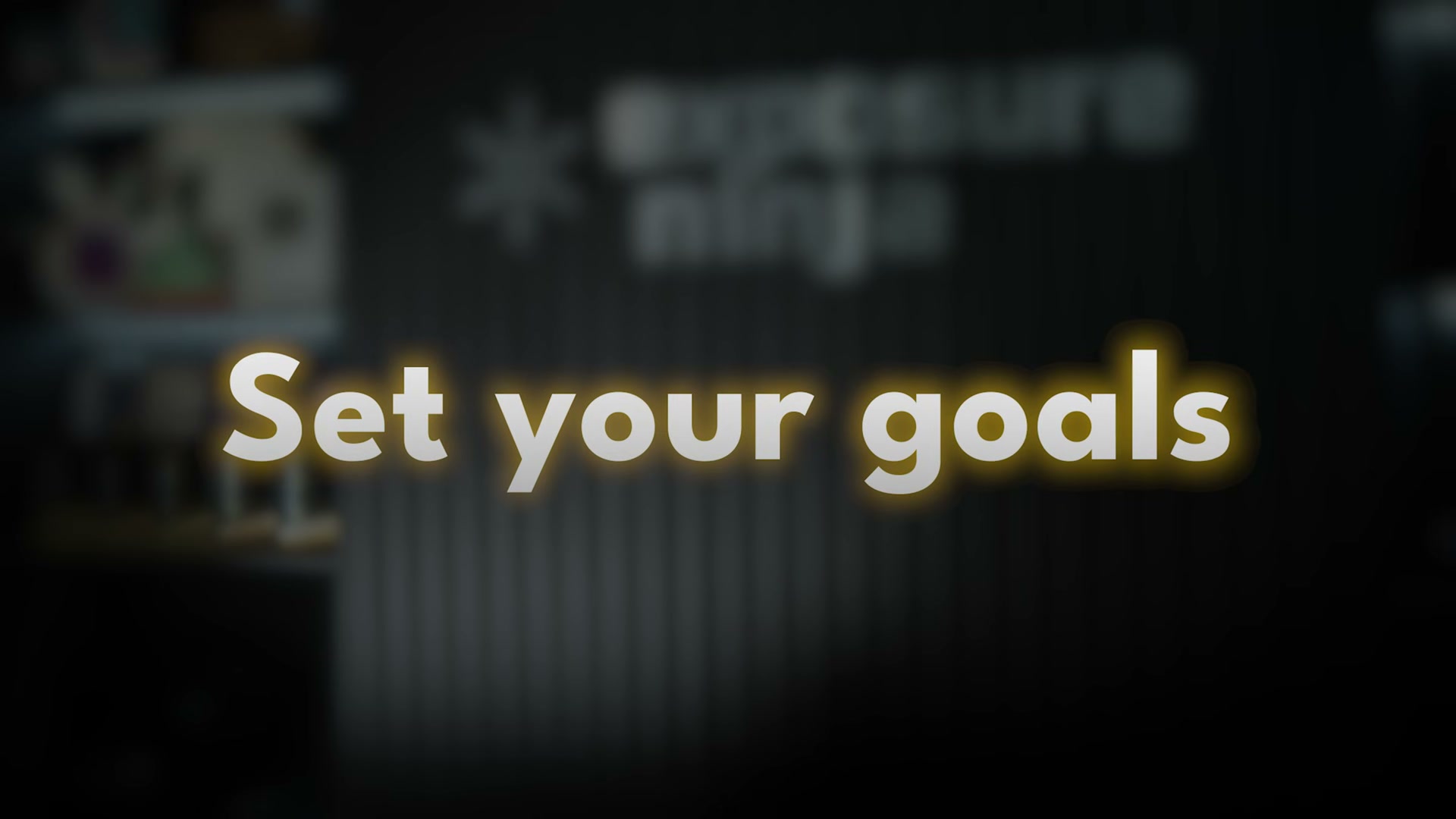 Step 1 of the framework: define your goals before touching the budget.