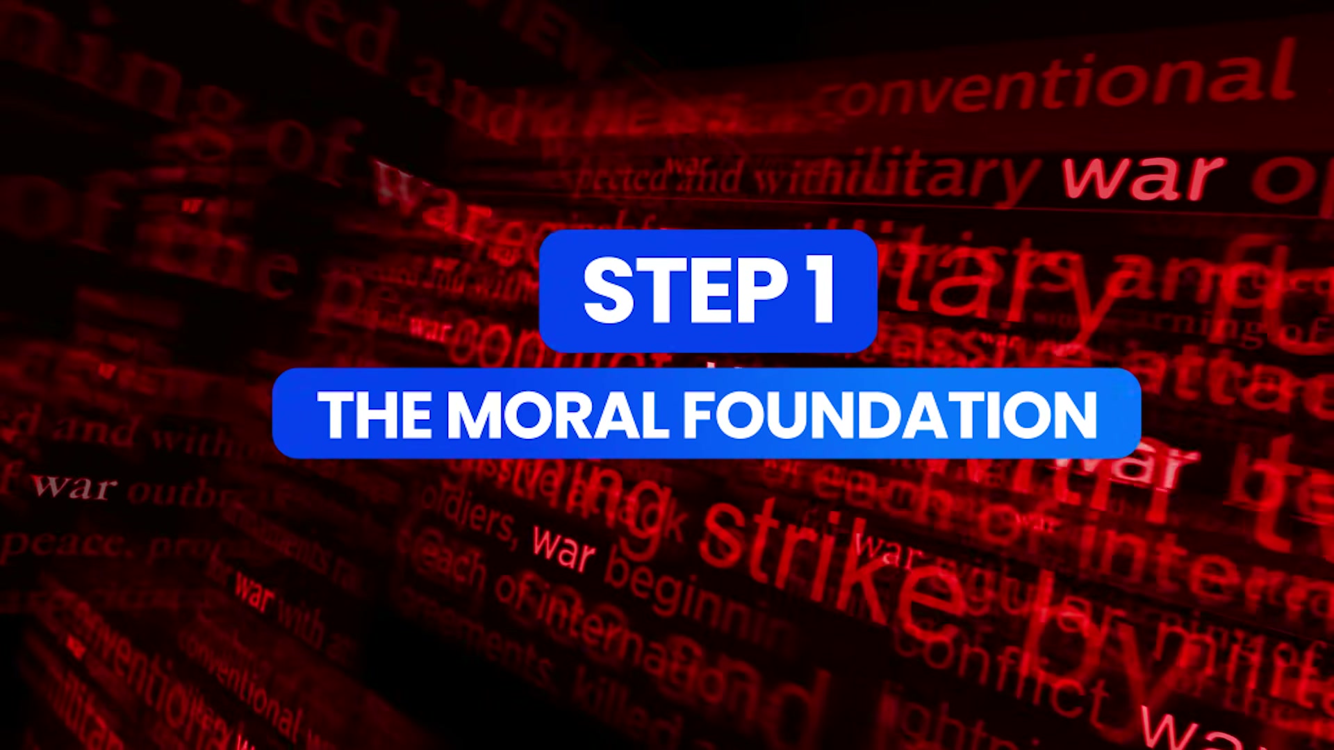 Step 1: The Moral Foundation — how Brunson opens every $3M presentation with a shared belief system