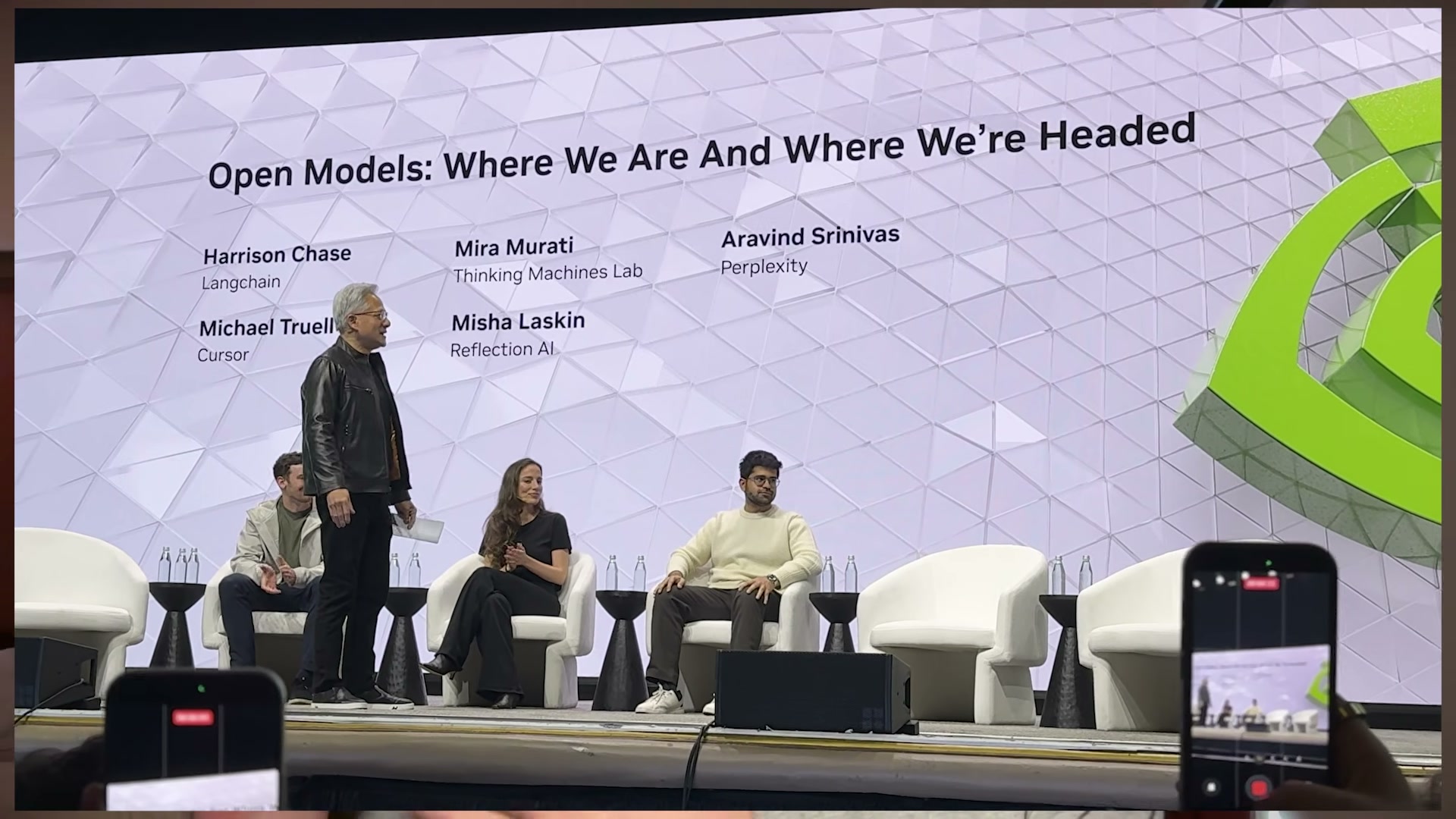 GTC 2026 panel on open models featured leaders from Langchain, Thinking Machines Lab, Perplexity, Cursor, and Reflection AI.