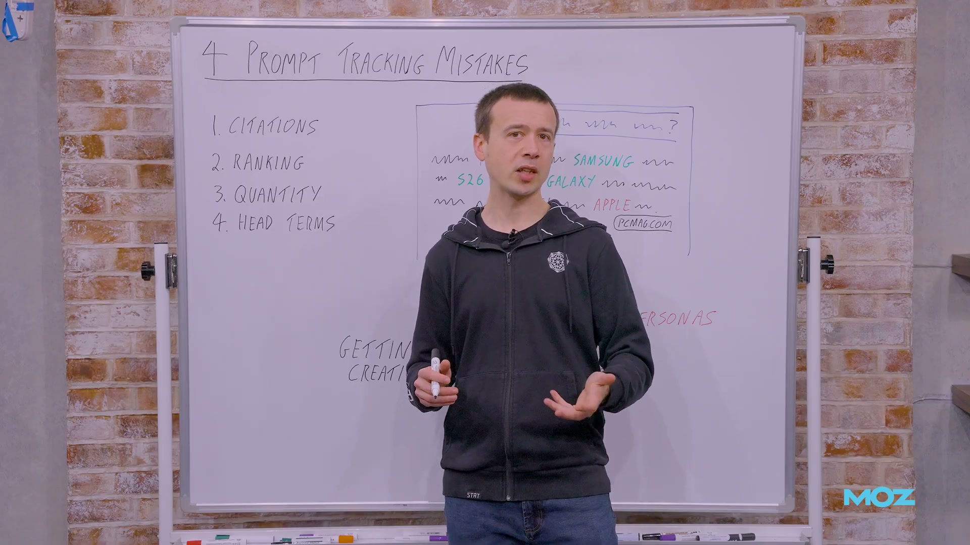 The four most common prompt tracking mistakes: relying solely on citations, ranking, raw quantity counts, and head-term queries.