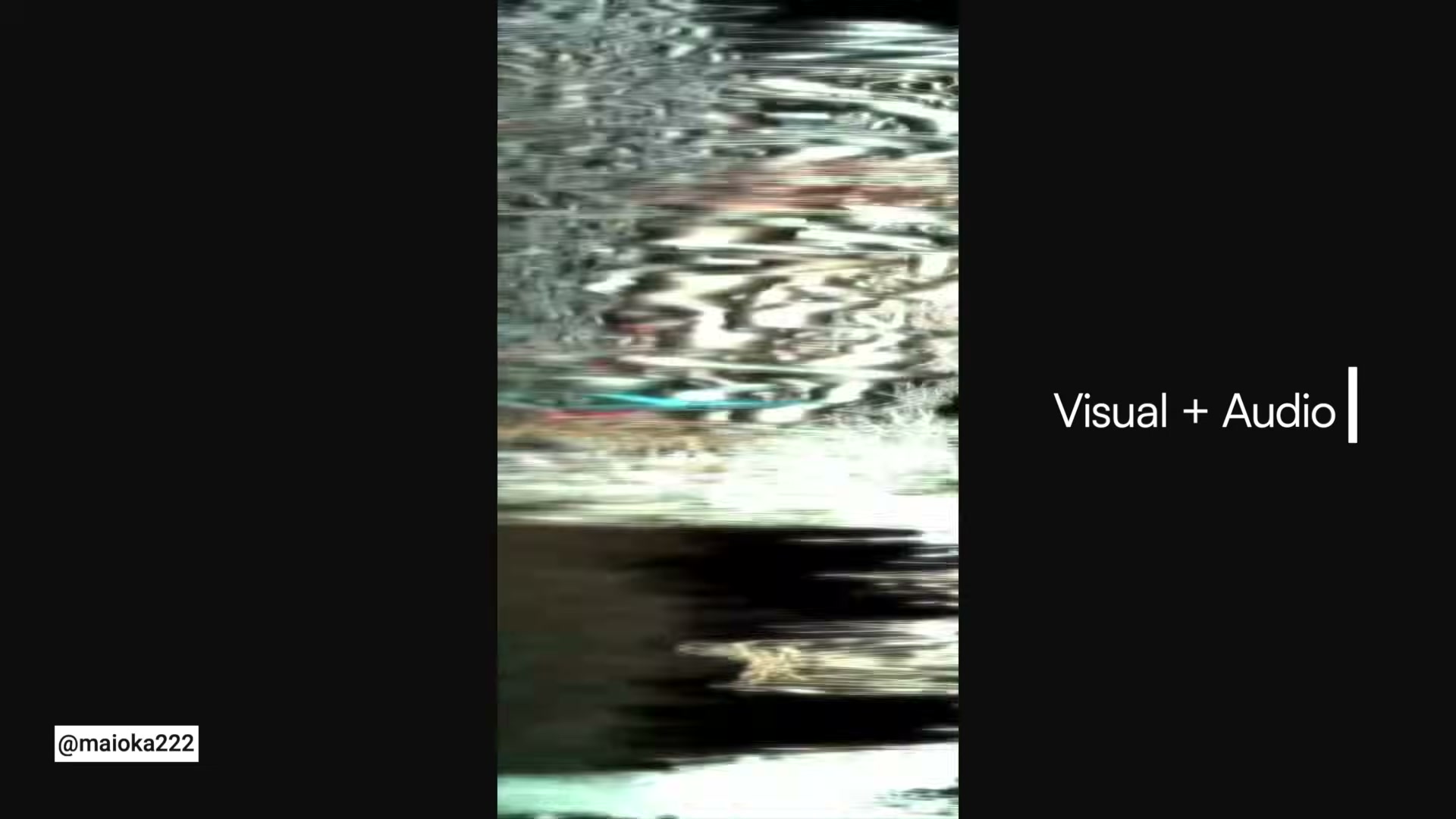Stacking Visual + Audio interrupts doubles the pattern-break — glitch effects trigger both the eye and the ear simultaneously.