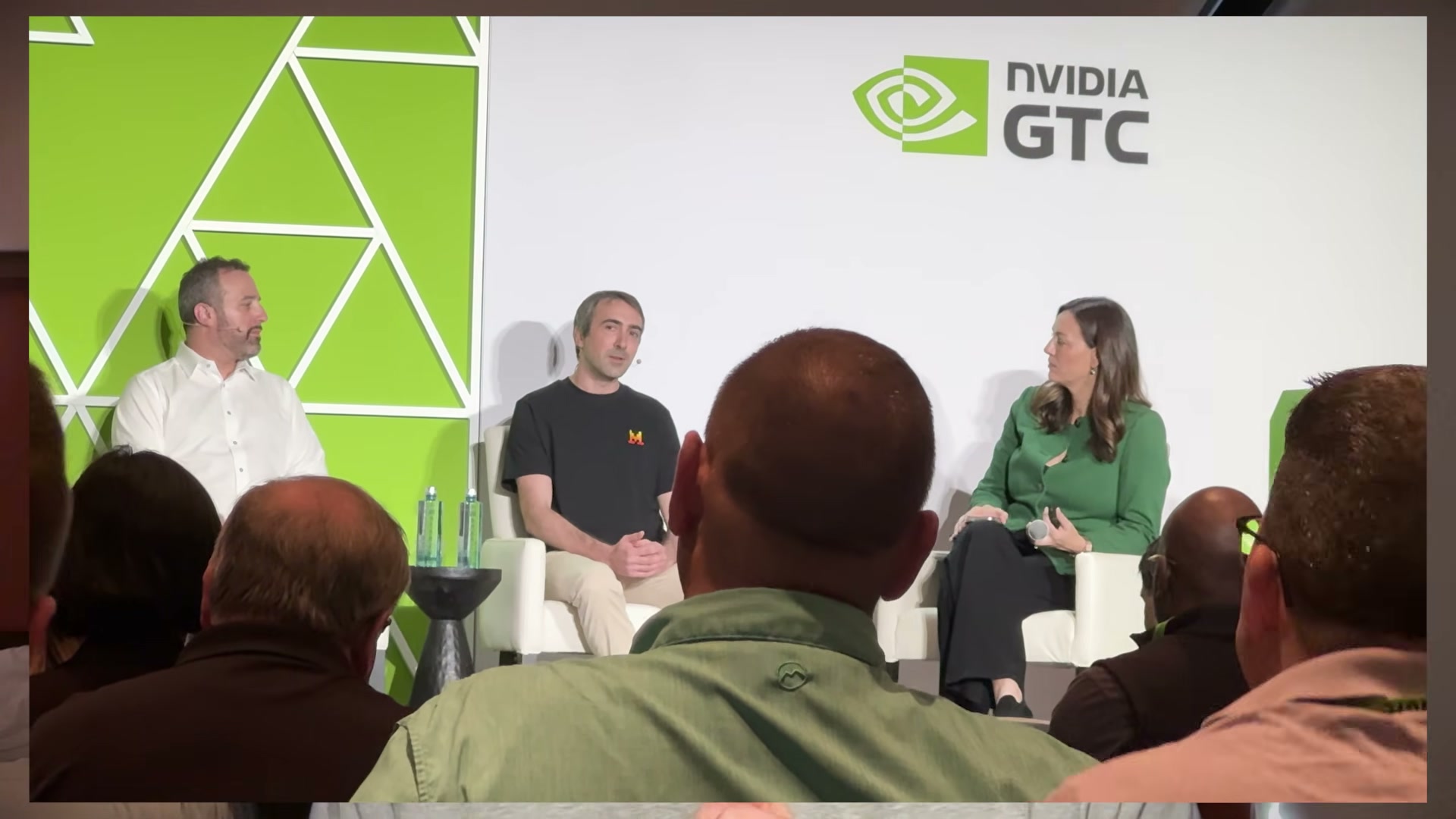 A panel session at Nvidia GTC 2026, where NemoClaw was announced and demoed.