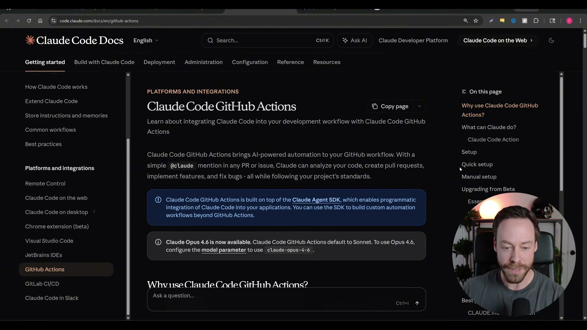 Claude Code GitHub Actions documentation — the cloud-based alternative that runs without your machine being on.