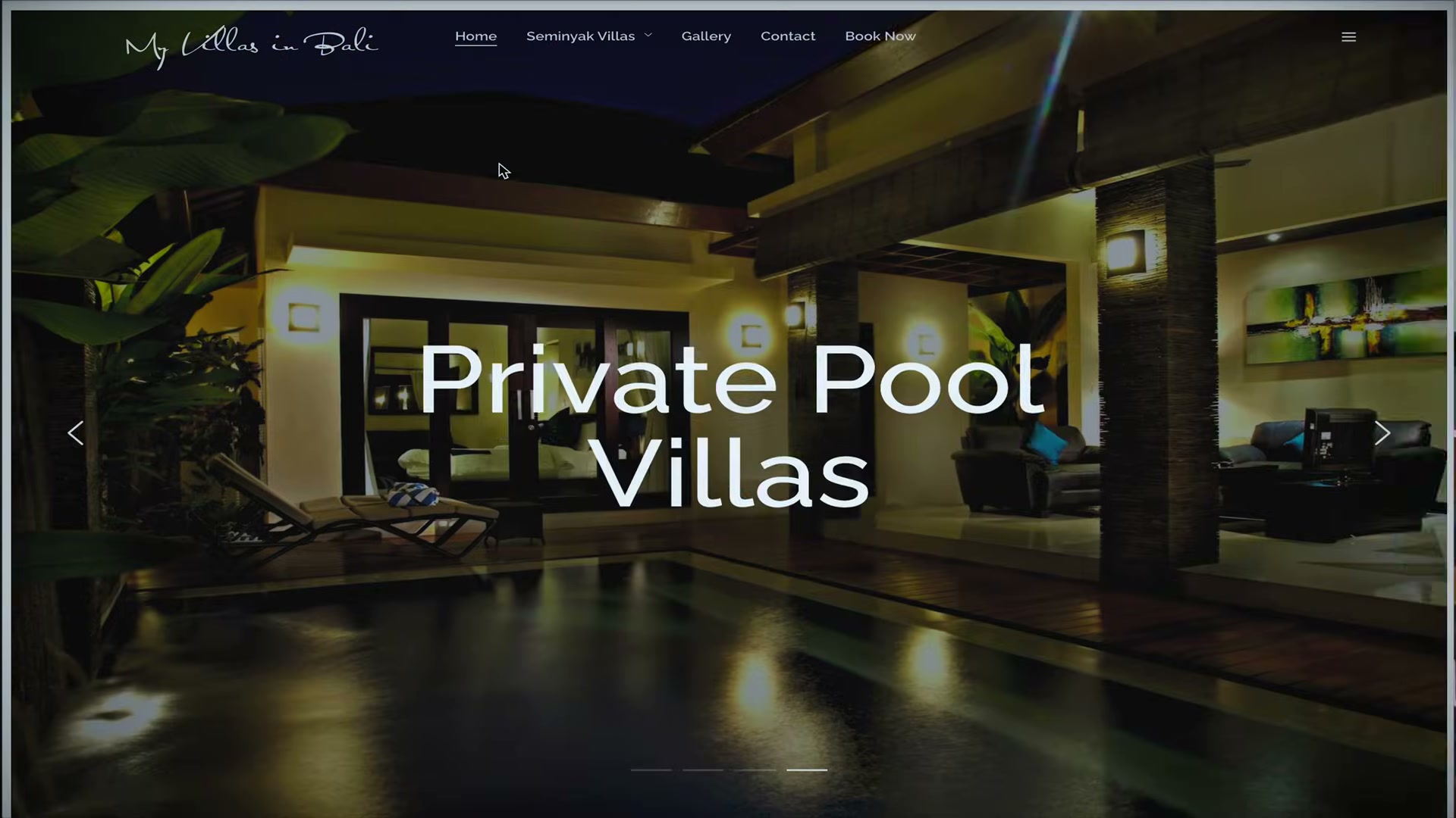 The example campaign: mapping a Bali villa booking site to intent-based ad groups