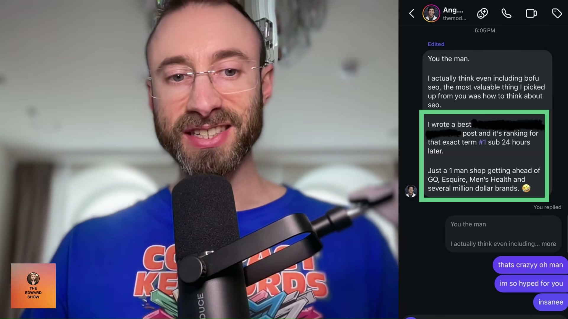 What's still working: a solo creator outranks major media brands within 24 hours of publishing an intent-matched post