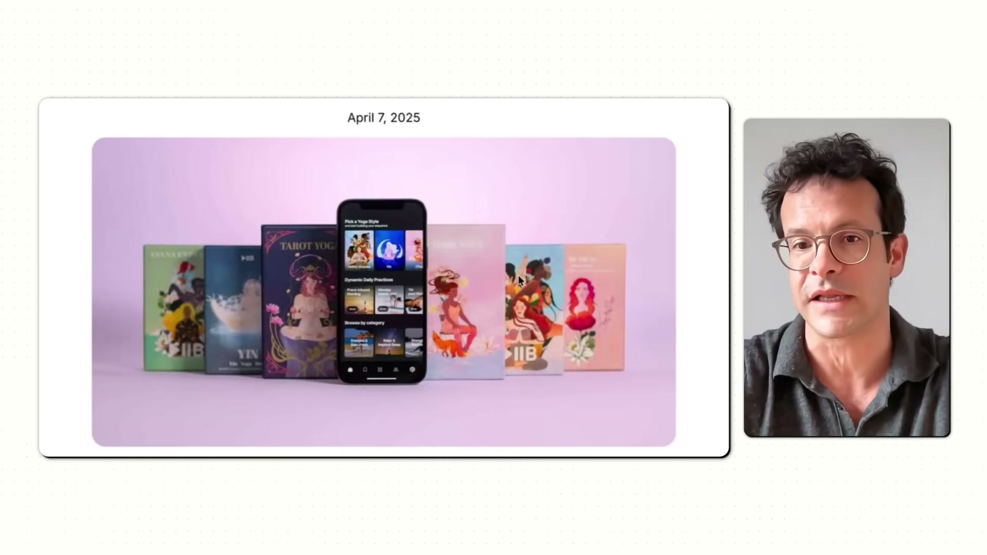 April 7, 2025 — the Fioga app goes live. The full product lineup unveiled alongside the mobile app that anchored the $120K launch-day LTD.