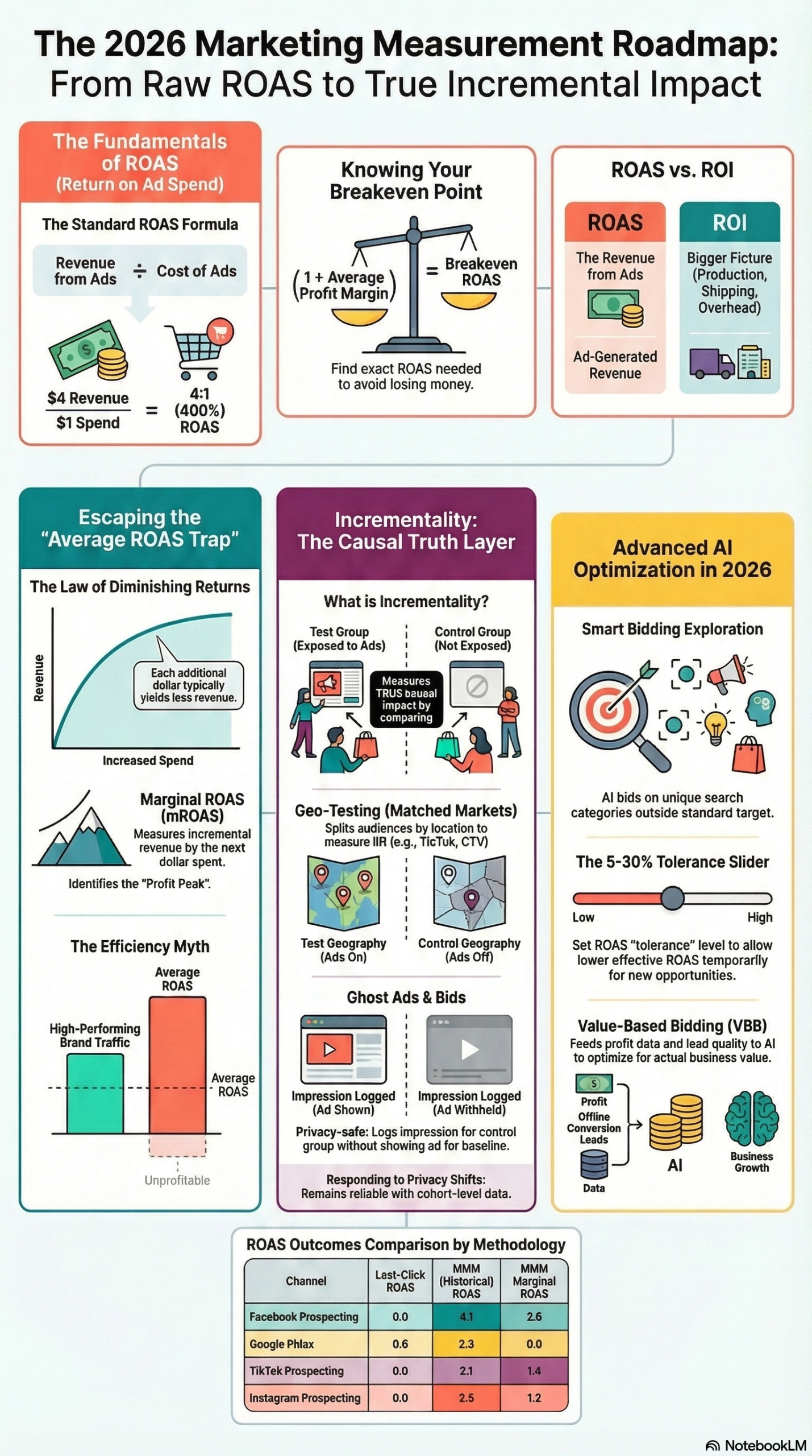 Infographic: How to Escape the ROAS Efficiency Trap and Scale Ad Spend