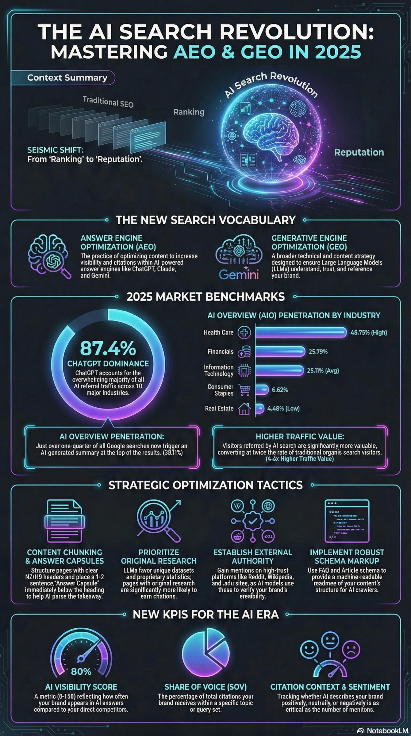 Infographic: How to Layer SEO and AEO for Maximum Visibility: Semrush One Guide