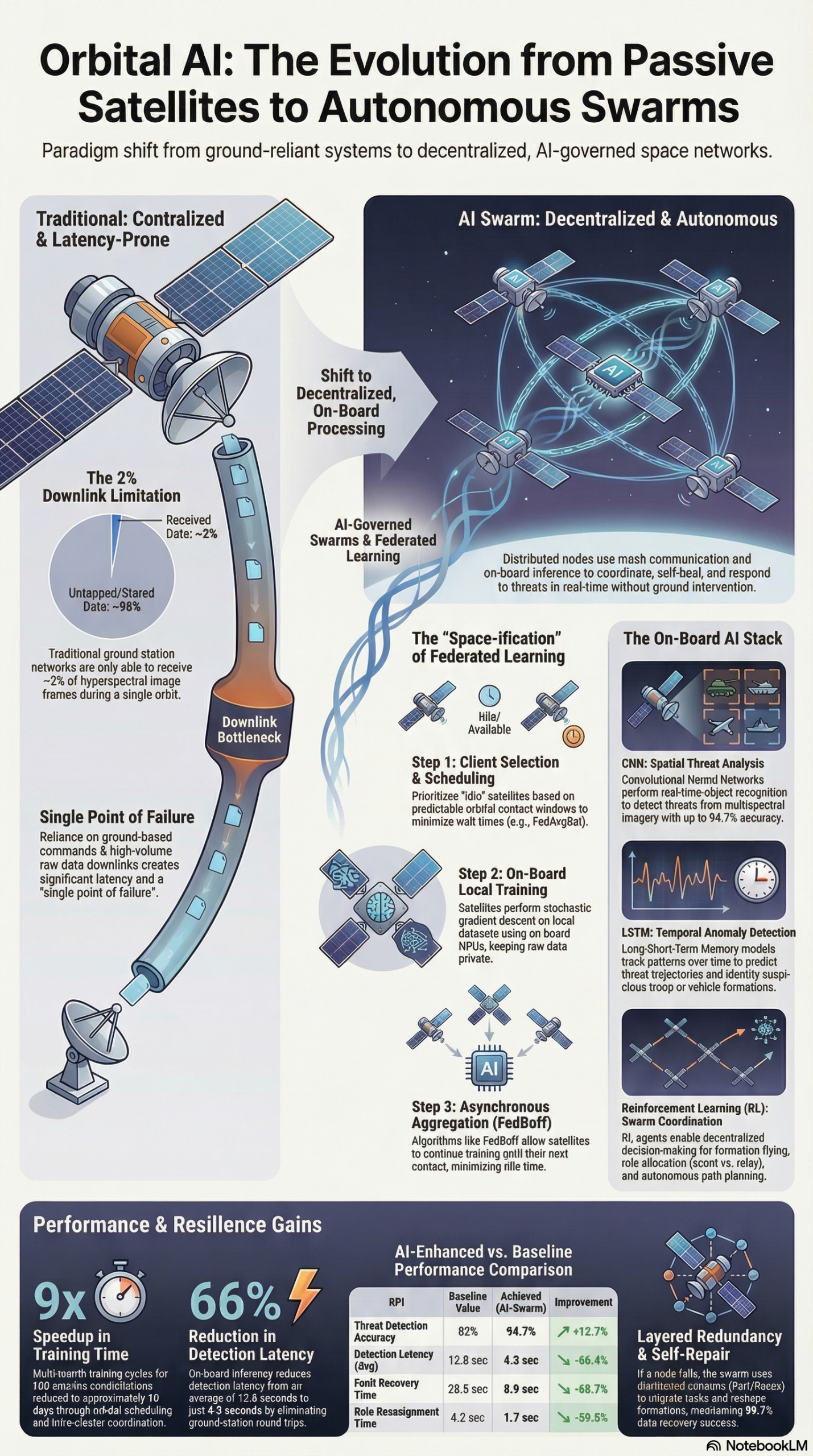 Infographic: How to Implement Federated Learning for LEO Satellite Constellations