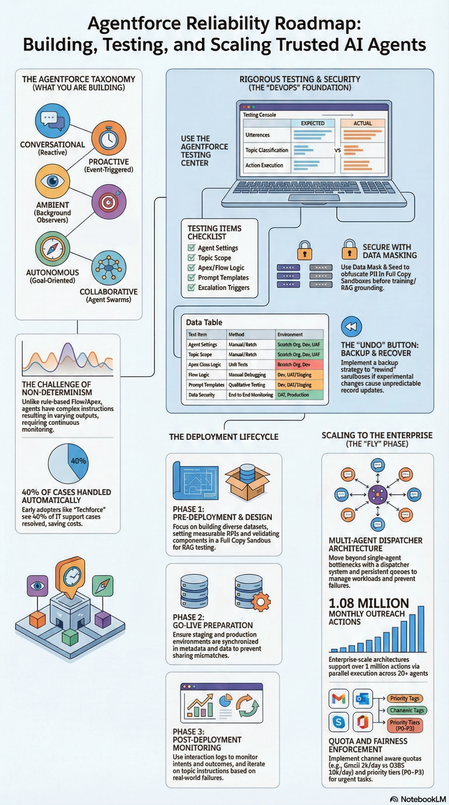 Infographic: How to Build and Scale Agentforce IT Support Agents Like Salesforce