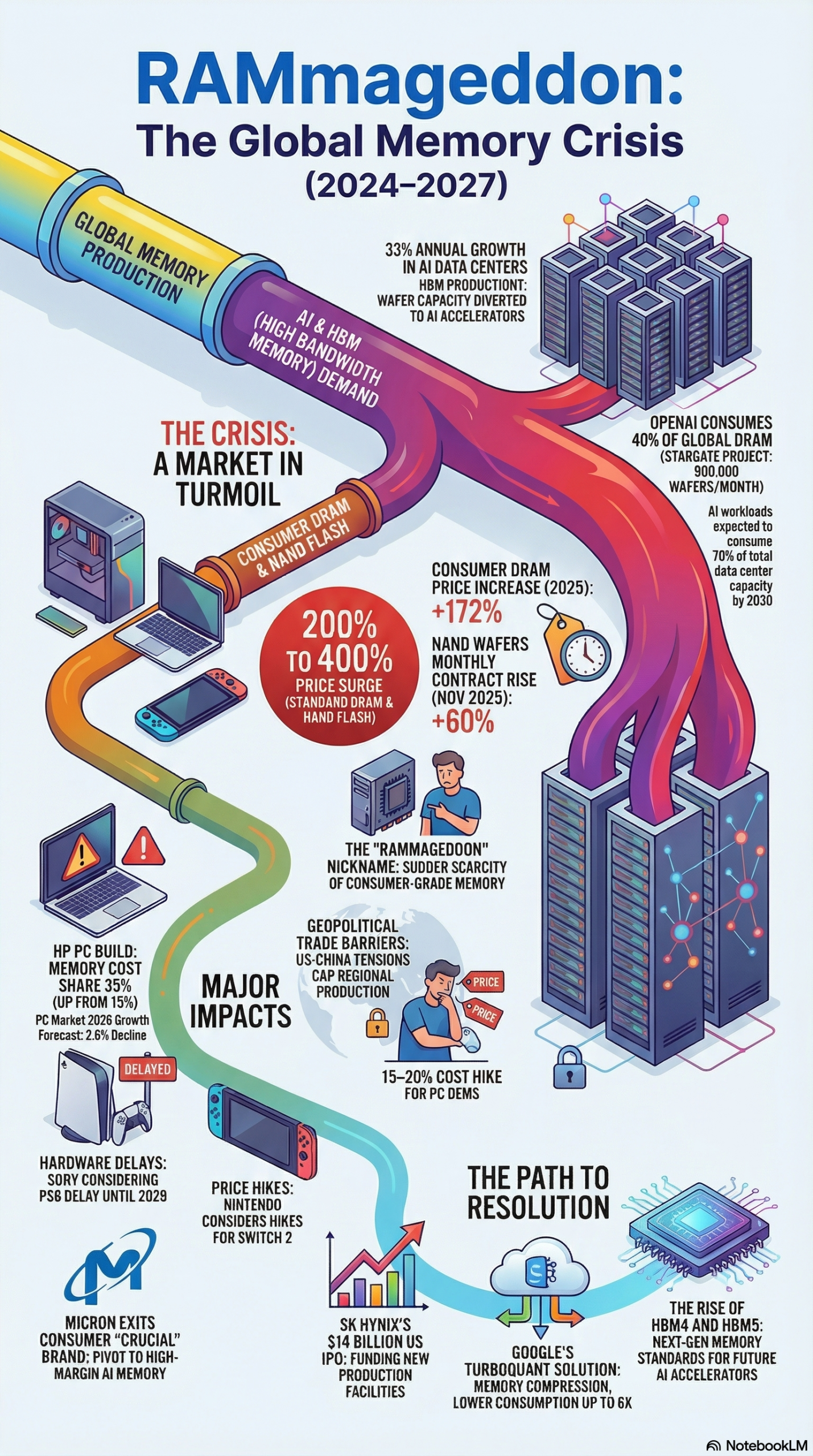 Infographic: RAMmageddon: How to Navigate the 2026 Global Memory Crisis