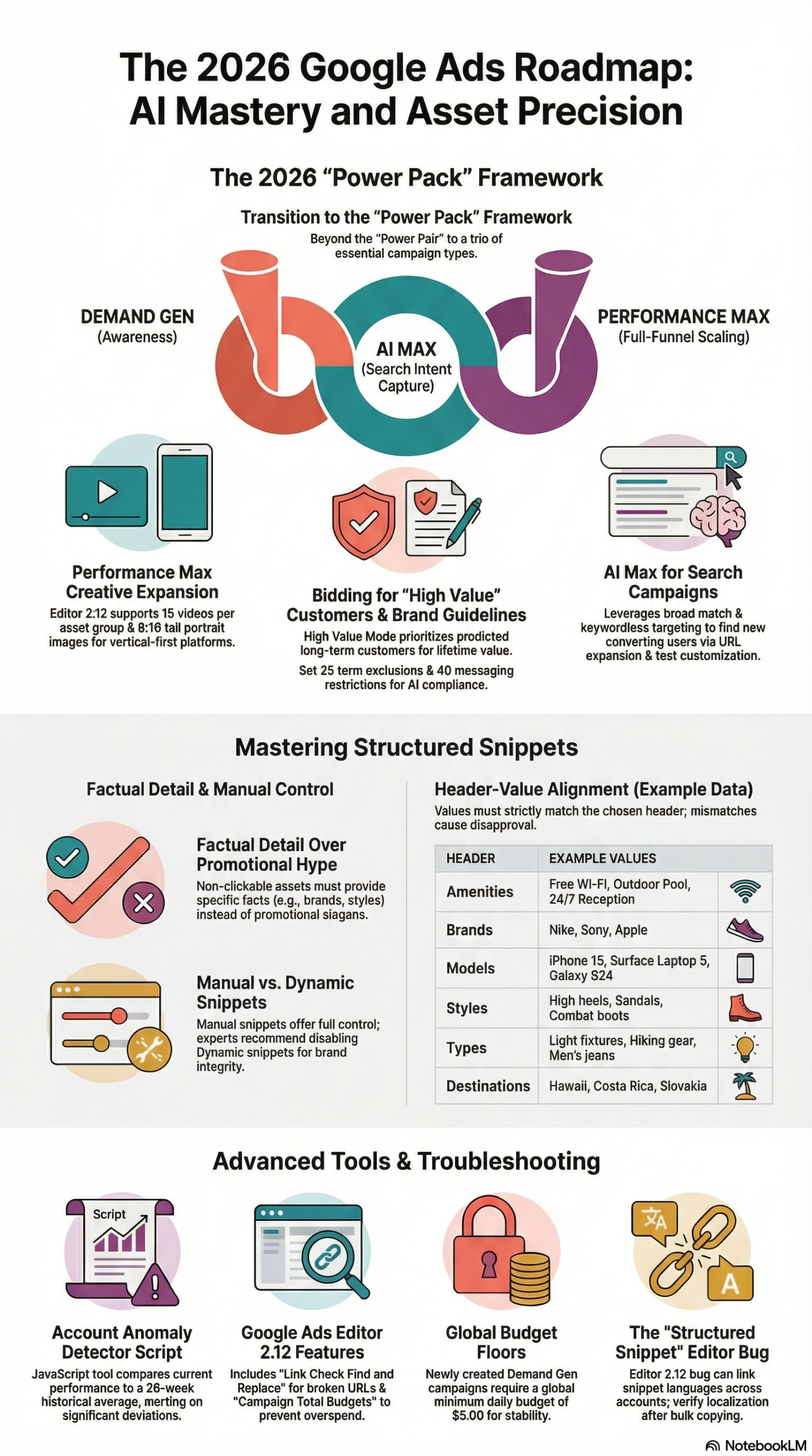 Infographic: How to Fix Google Ads Editor's Structured Snippet Language Bug