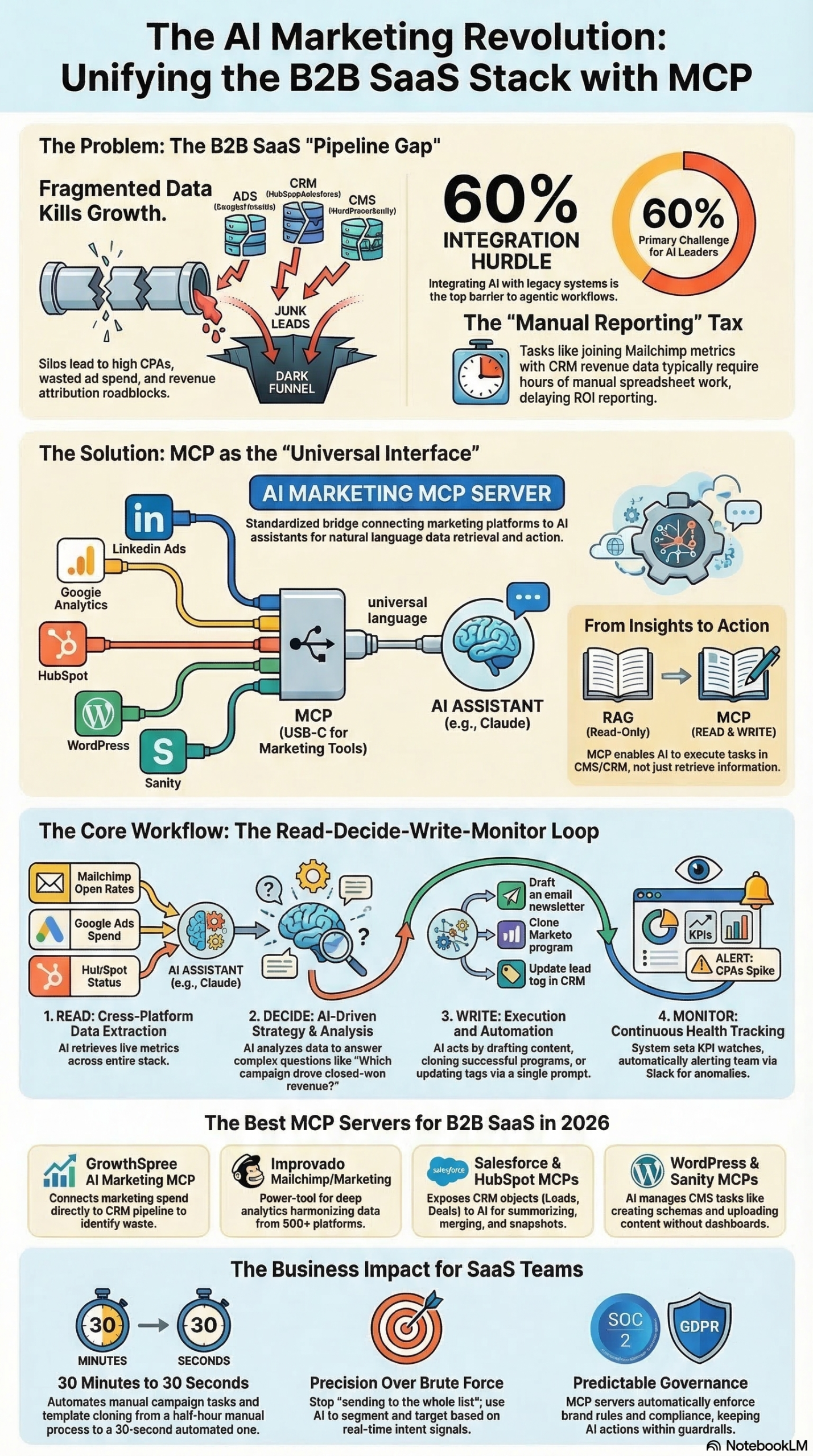 Infographic: How to Build AI Marketing Workflows with Model Context Protocol