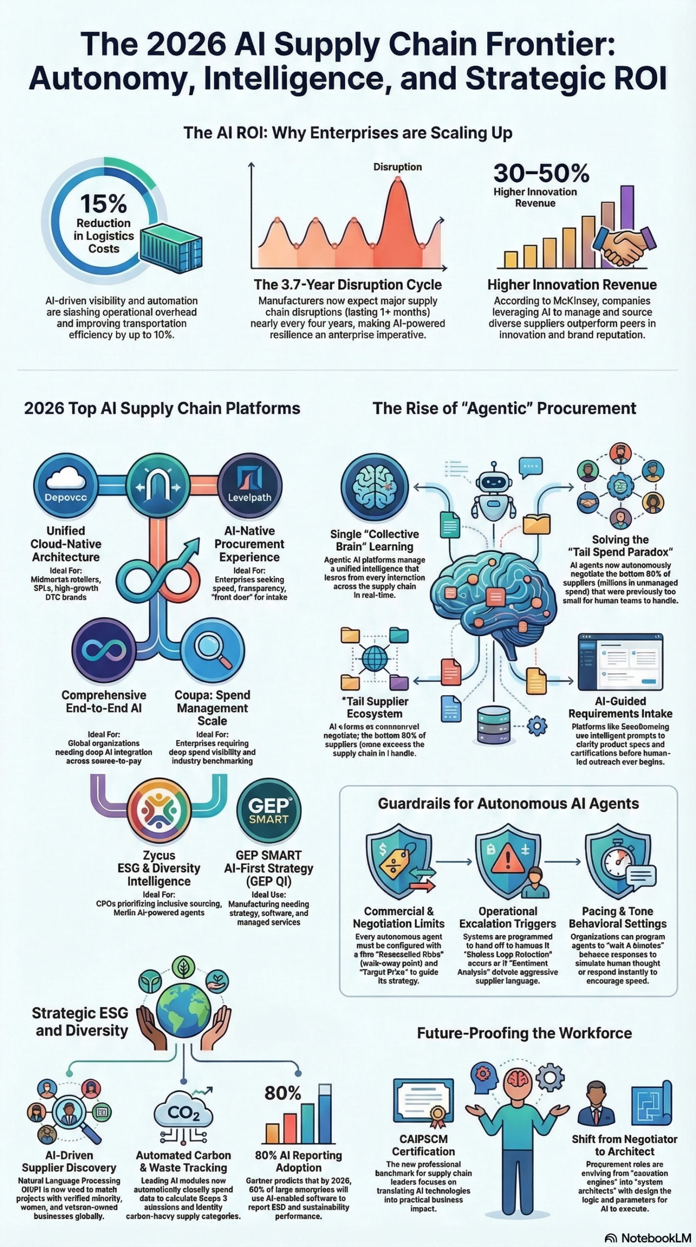 Infographic: How to Use AI Sourcing Agents for B2B Supplier Discovery
