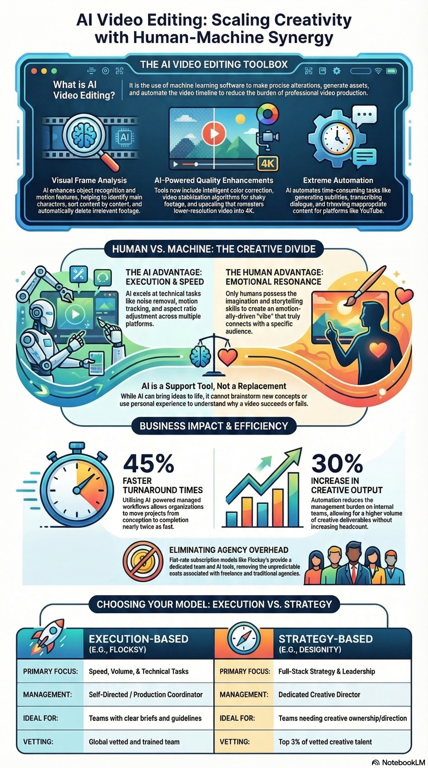 Infographic: How to Use Flocksy to Scale Creative Output Without Agency Overhead