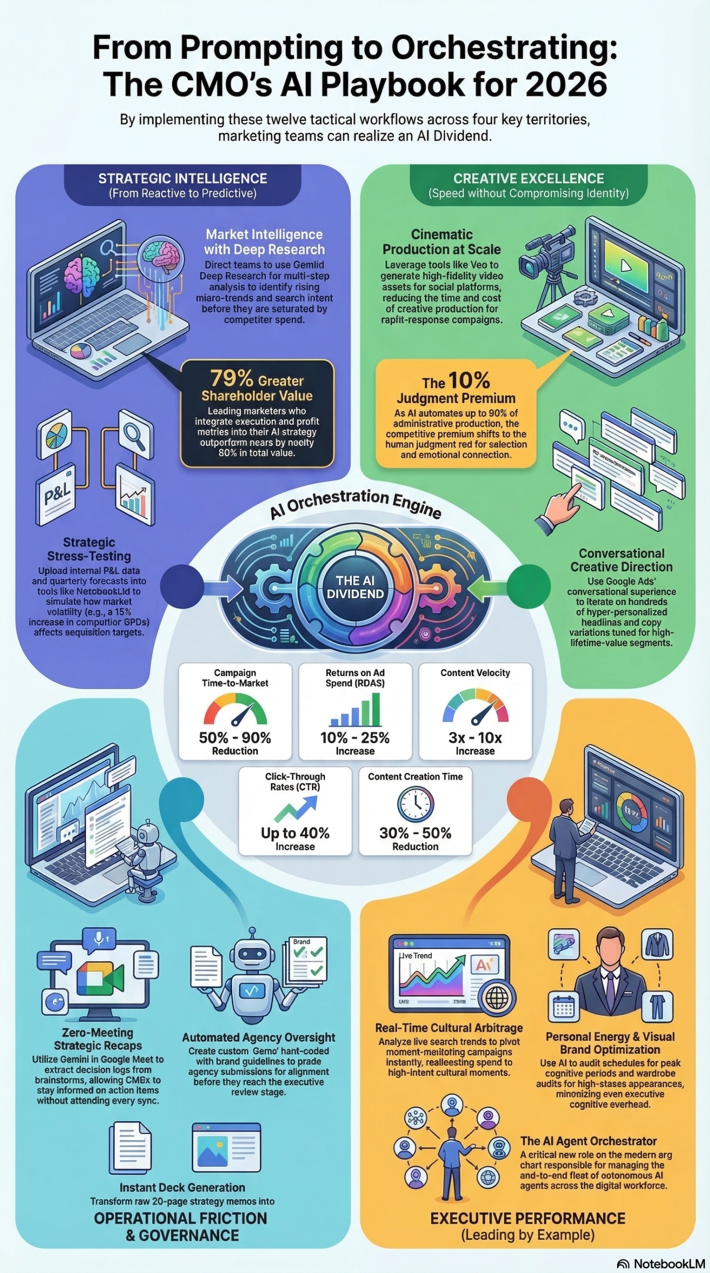 Infographic: How to Lead AI-Augmented Marketing: Elevating Judgment Over Execution