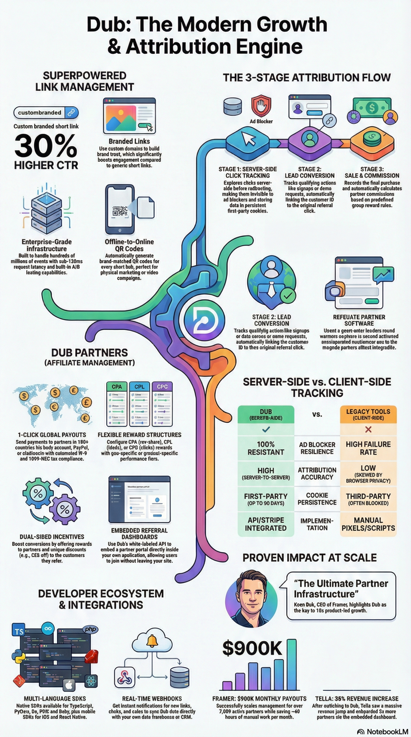 Infographic: How to Build a Scalable Affiliate Program with Dub Attribution