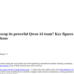 Article backdrop: Did Alibaba just kneecap its powerful Qwen AI team? Key figu