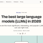 Article backdrop: The best large language models (LLMs) in 2026