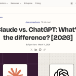 Article backdrop: Claude vs. ChatGPT: What's the difference? [2026]