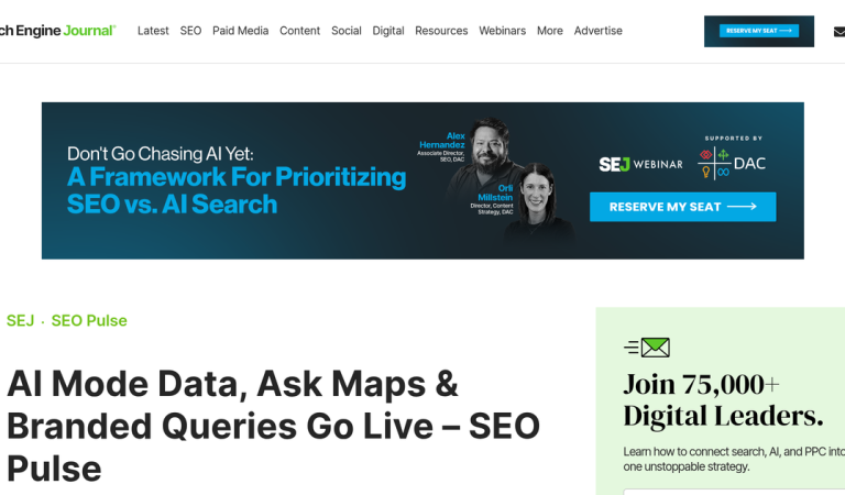 Google AI Mode, Ask Maps & Branded Queries: The SEO Shift of 2026