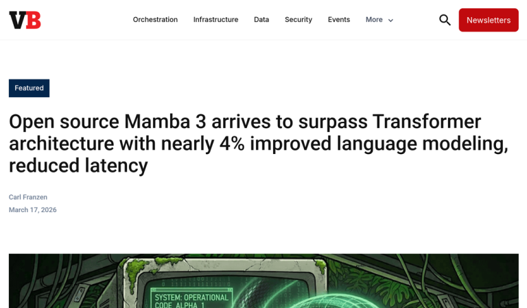 Mamba 3 Beats Transformers: What AI Marketers Need to Know Now