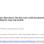 Article backdrop: Scale AI launches Voice Showdown, the first real-world bench