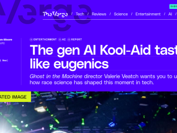 Article backdrop: The gen AI Kool-Aid tastes like eugenics