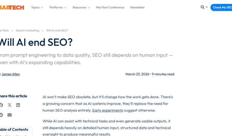 Will AI End SEO? The Hard Data Every Marketer Needs in 2026