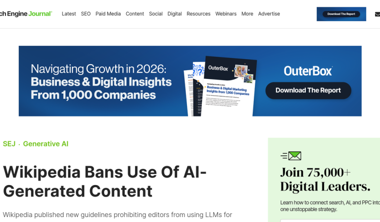 Wikipedia Bans AI-Generated Content: What Marketers Must Do Now