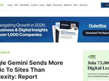Article backdrop: Google Gemini Sends More Traffic To Sites Than Perplexity: R