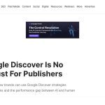 Daily Marketing Roundup: Why Google Discover Is No Longer Just For Publishers via @se