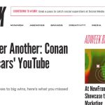 Daily Marketing Roundup: One Ad After Another: Conan Jabs at Oscars’ YouTube Fu