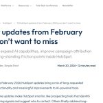 Daily Marketing Roundup: 15 HubSpot updates from February 2026 you don’t want to miss