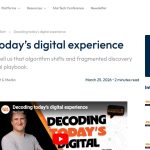 Daily Marketing Roundup: Decoding today’s digital experience