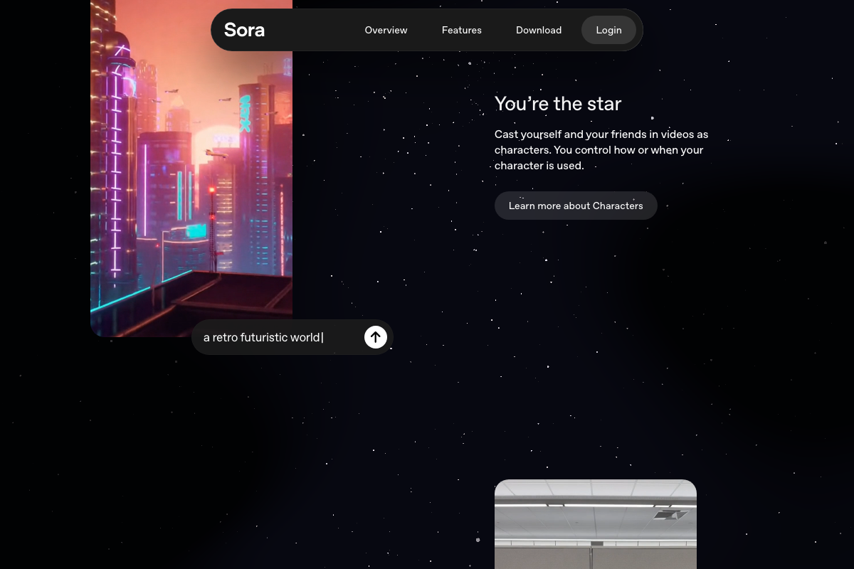 Sora's consent-based Characters feature — distinct from and not a resolution to unauthorized celebrity likeness use.