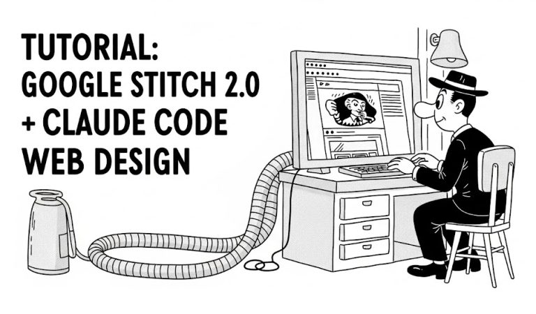 Tutorial: Google Stitch 2.0 + Claude Code Web Design