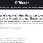 Viral 50: France's aircraft carrier located in real time by Le Monde t