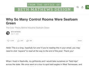 Viral 50: Why so many control rooms were seafoam green (2025)