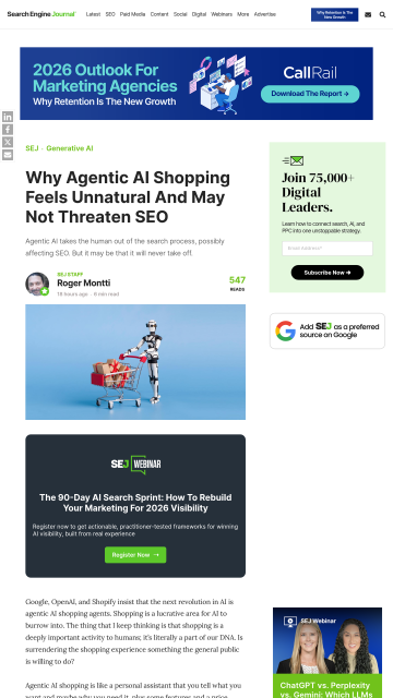 Article backdrop: Why Agentic AI Shopping Feels Unnatural And May Not Threaten