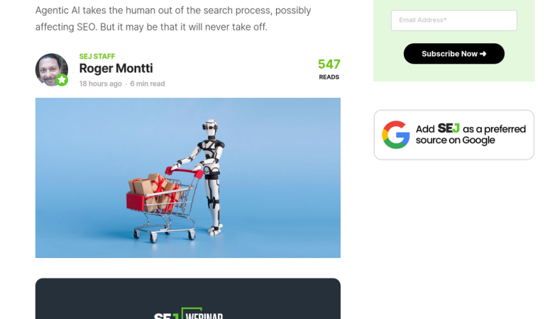 Agentic AI Shopping Feels Unnatural — And That May Be Why SEO Survives It