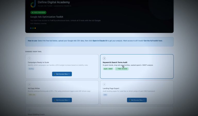 Tutorial: AI Keyword & SWOT Analysis for Google Ads