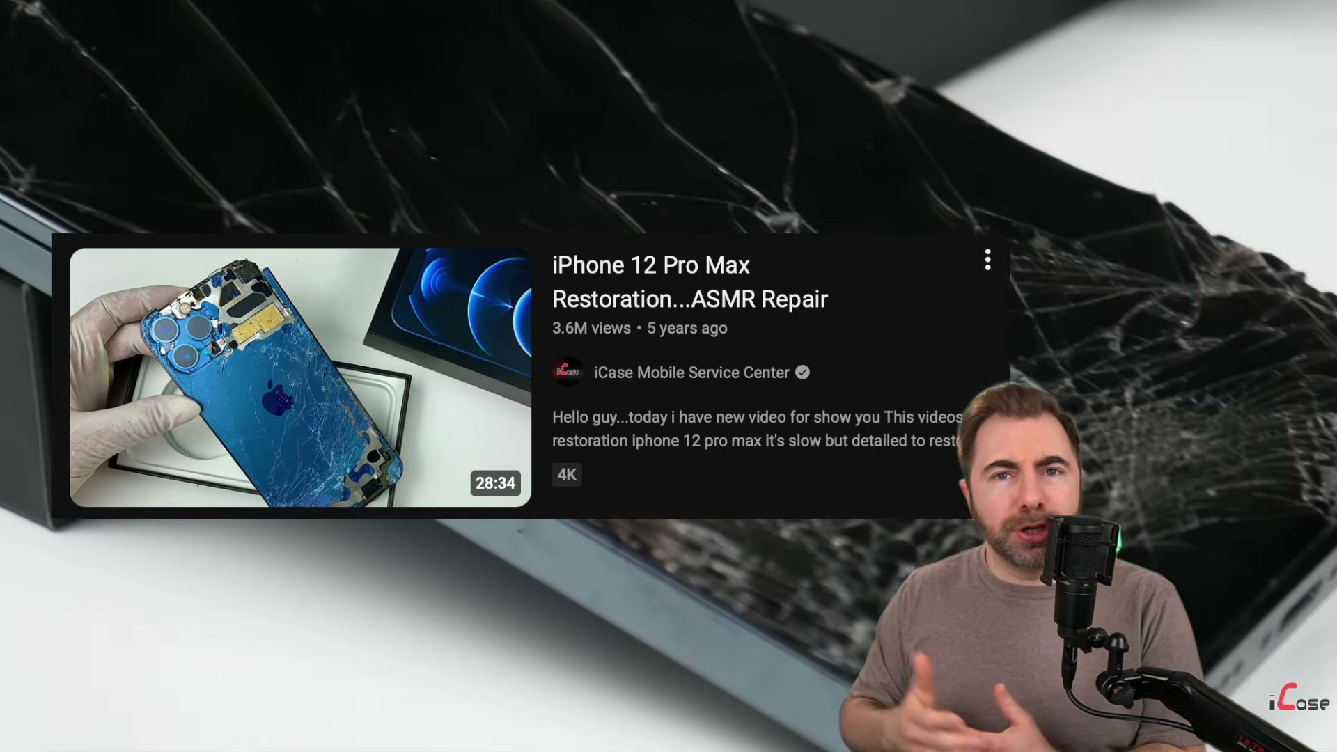 Long-form example: a 28-minute ASMR repair video pulling 3.6M views shows how session time accumulates