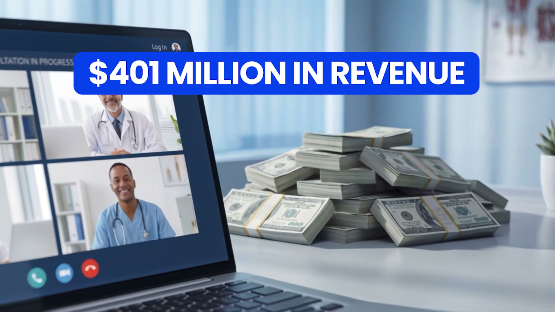 $401 million in revenue generated through AI-fabricated telehealth doctor consultations