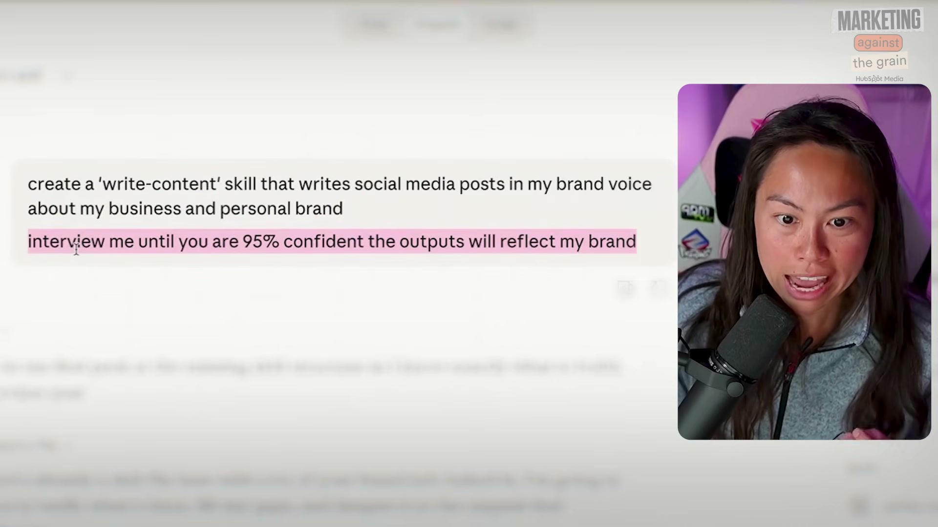 The 95% confidence interview prompt: how to tell Claude to interrogate your brand voice before writing a single post